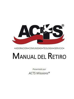 cover image of ACTS Manual del Retiro